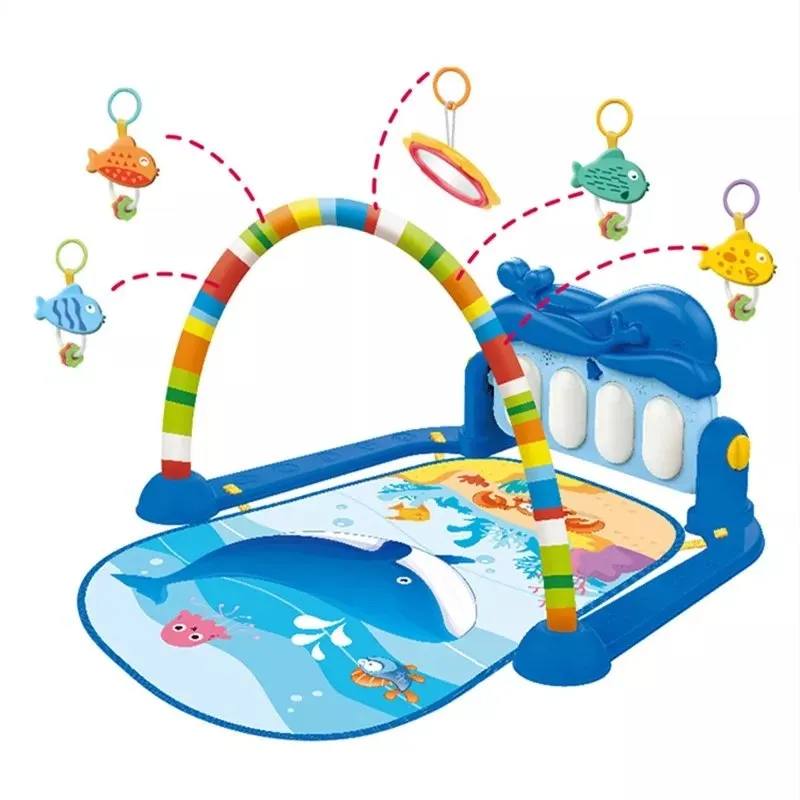 Tapis d’éveil Baby Gym 2en1 avec Piano