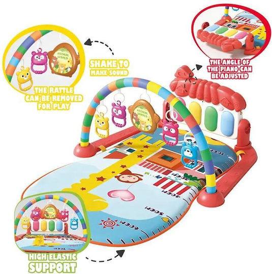 Tapis Musical 2 en 1 avec Piano – Rouge