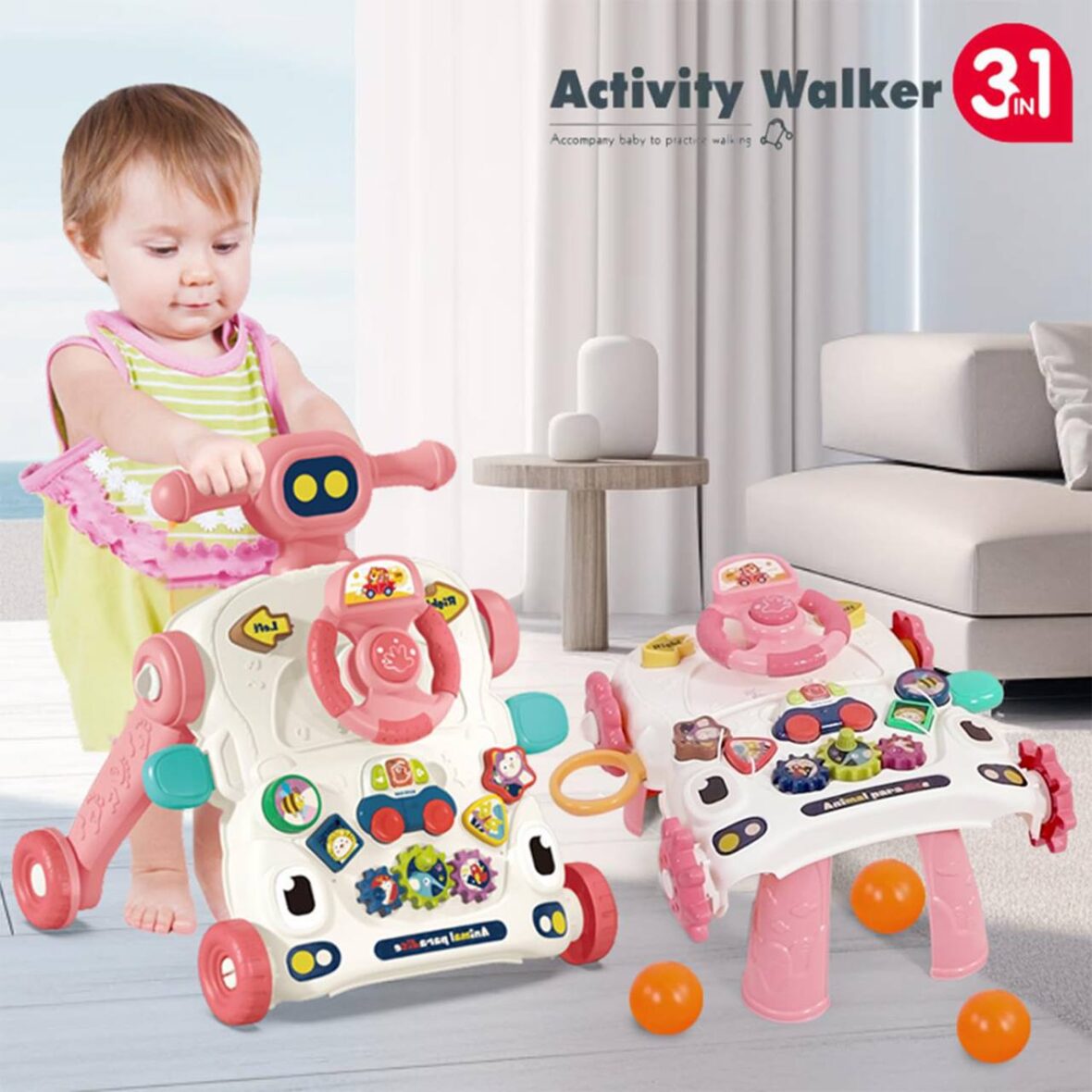 Aide à la Marche Multifonction 3en1