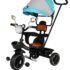 Tricycle Bébé 3 en 1 Bleu & Gris