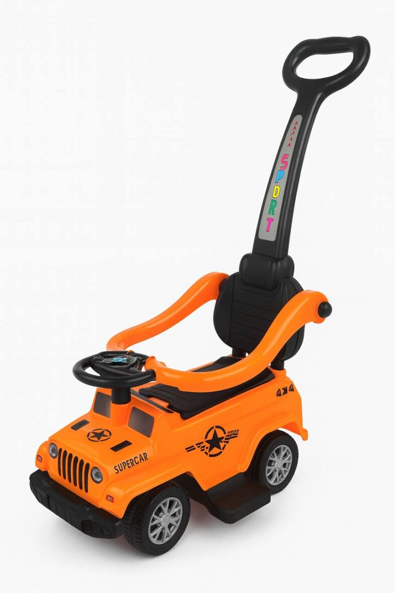 Auto Poussoir 4×4 – Design Jeep Orange