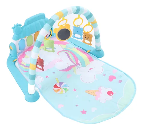 Tapis d’éveil musical pour bébé avec piano et arche de jeux – ANGGREK