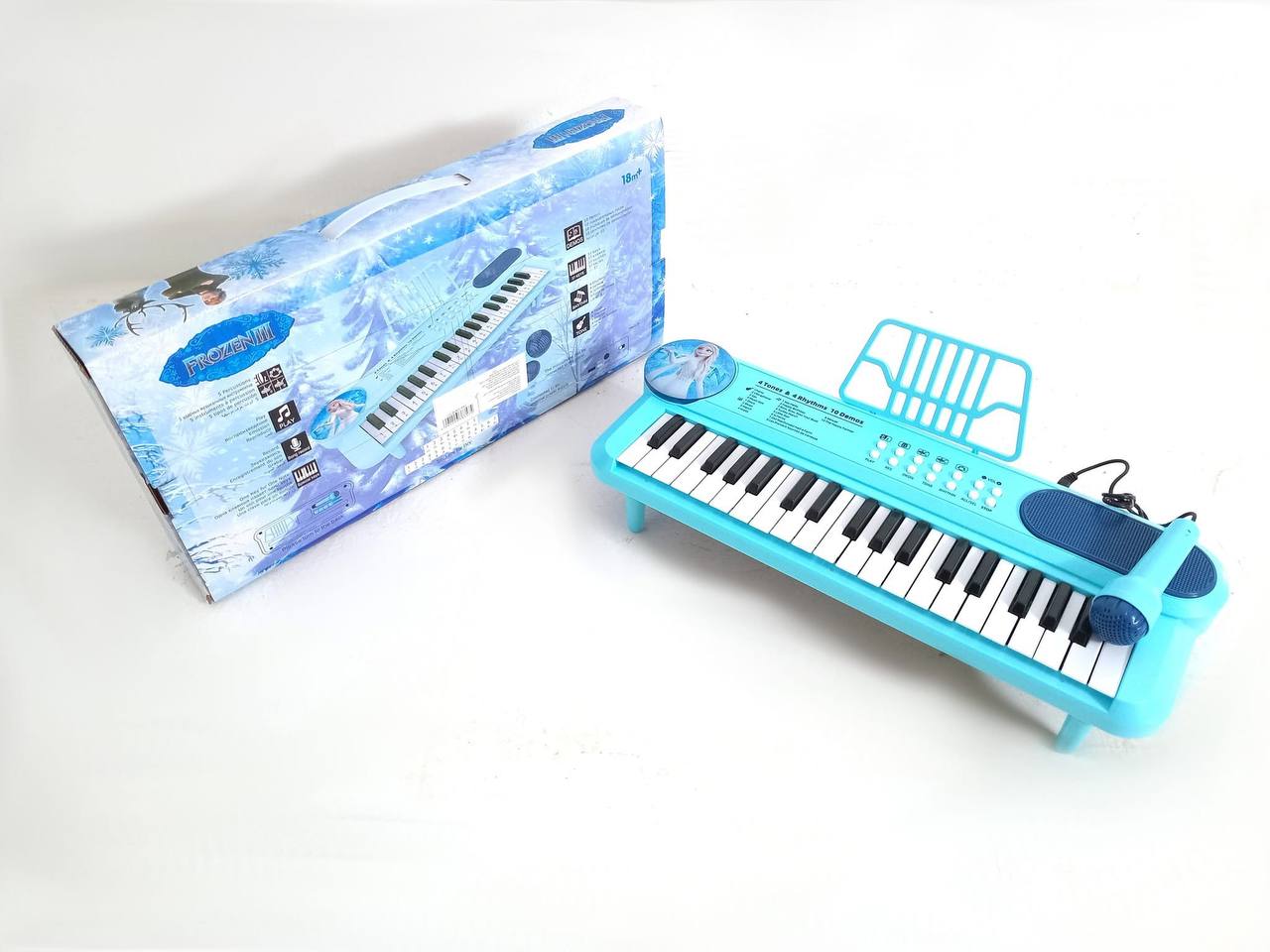 Piano pour Enfants avec Microphone et Support de Musique