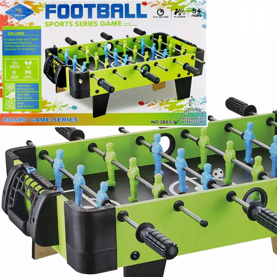 Table Babyfoot Football Pour Enfant Vert