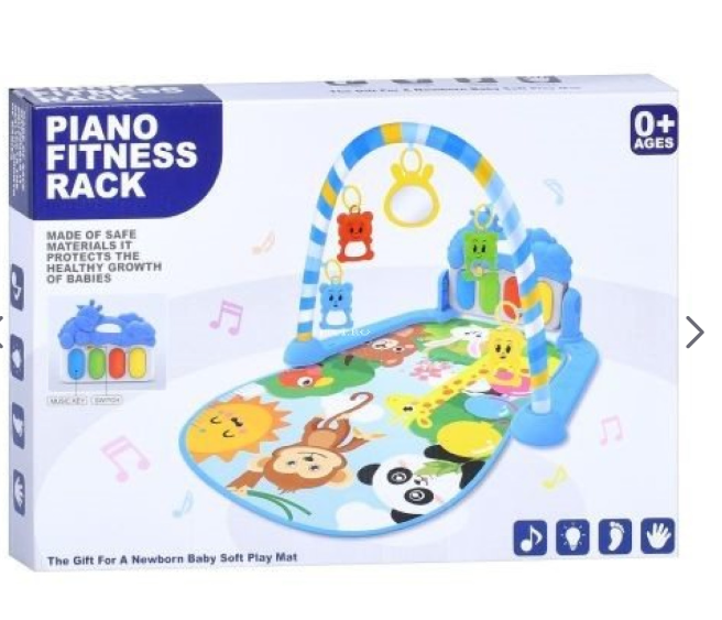 Tapis d’éveil musical pour bébé – Piano Fitness Rack
