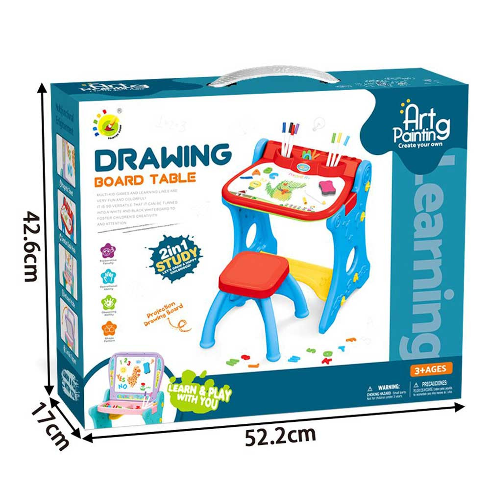 Table à dessin avec projecteur