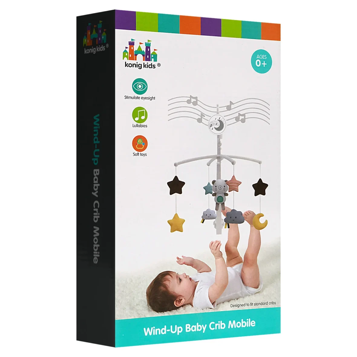 Mobile musical pour berceau à remonter Konig Kids