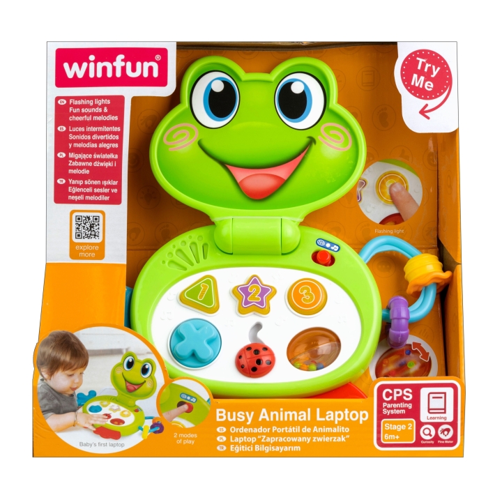 Ordinateur portable d’apprentissage – Winfun Busy Animal Laptop