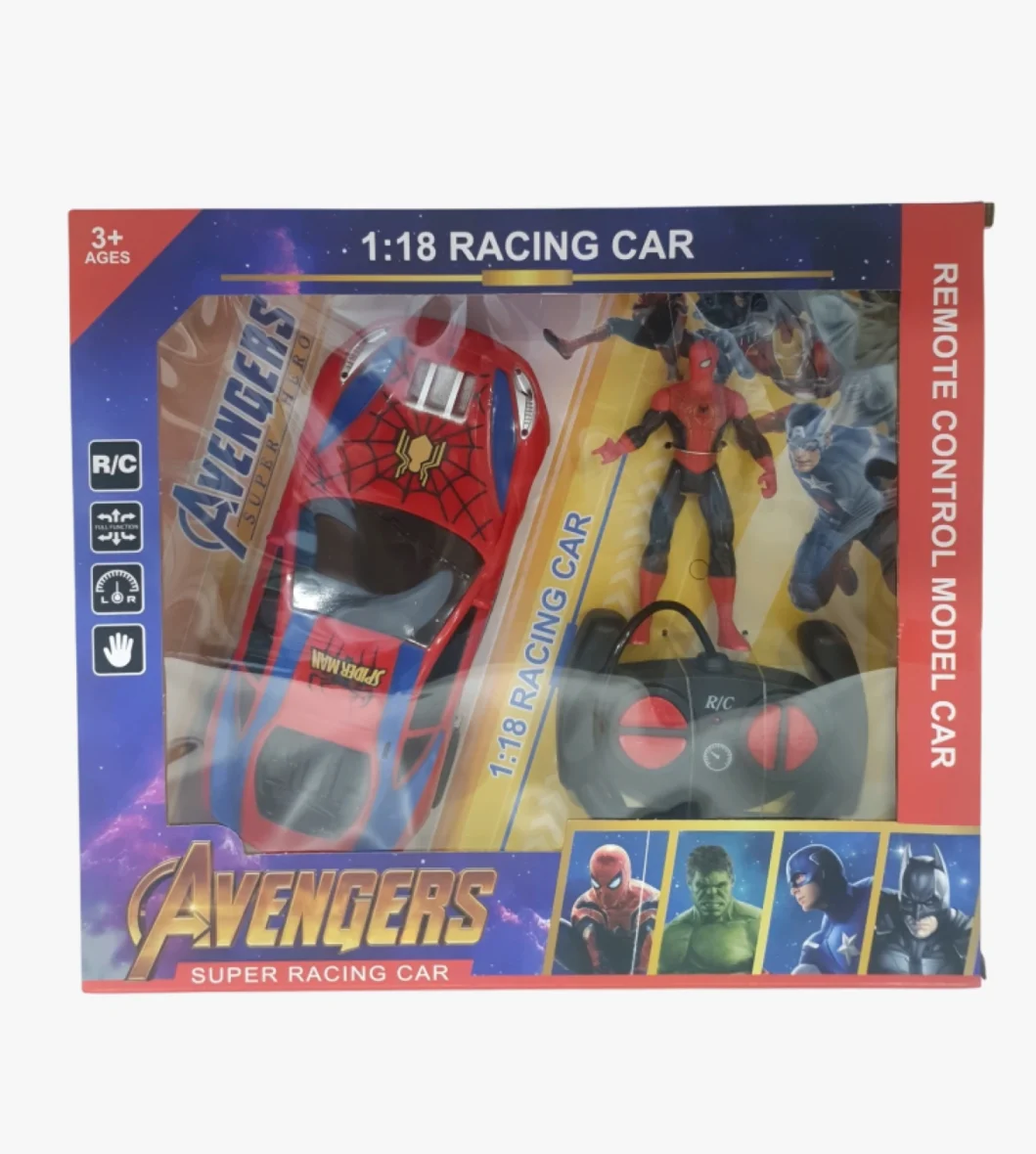 Voiture de course télécommandée sur le thème des Avengers