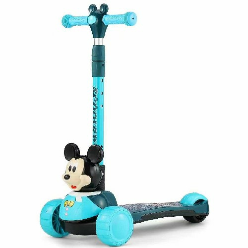 Trottinette pour enfants à trois roues avec un design Mickey Mouse