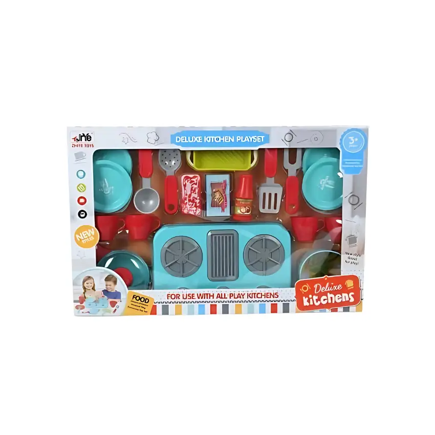 Set de cuisine deluxe pour enfants – Cuisiner, servir et jouer avec style