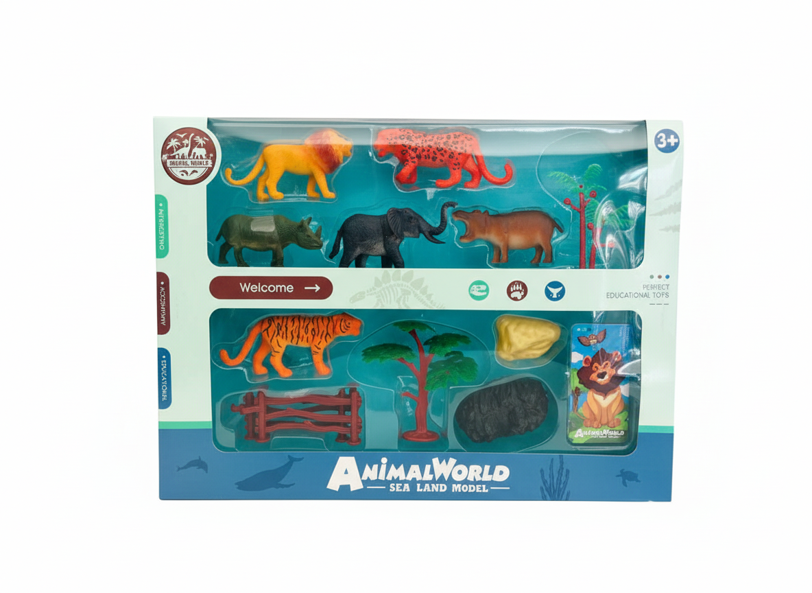 Ensemble de jouets éducatifs Animal World – Sea Land Model