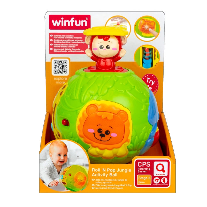 « Roll ‘N Pop Jungle Activity Ball – WinFun