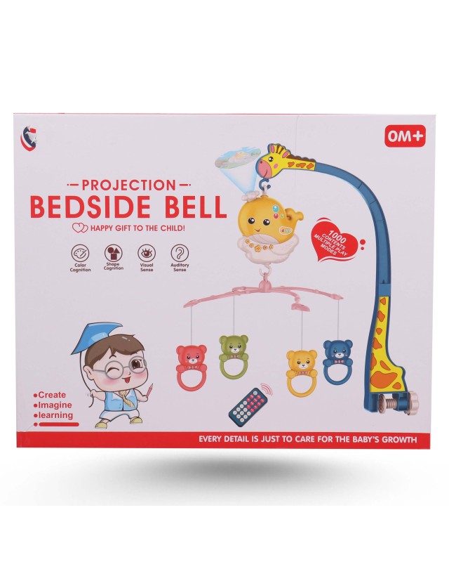 Mobile de lit musical avec projecteur pour bébé