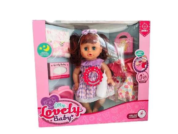 Poupée interactive My Lovely Babyyy – Avec sons et accessoires