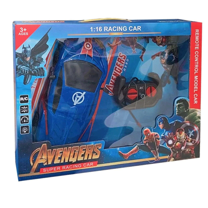 Voiture de course télécommandée inspirée des Avengers