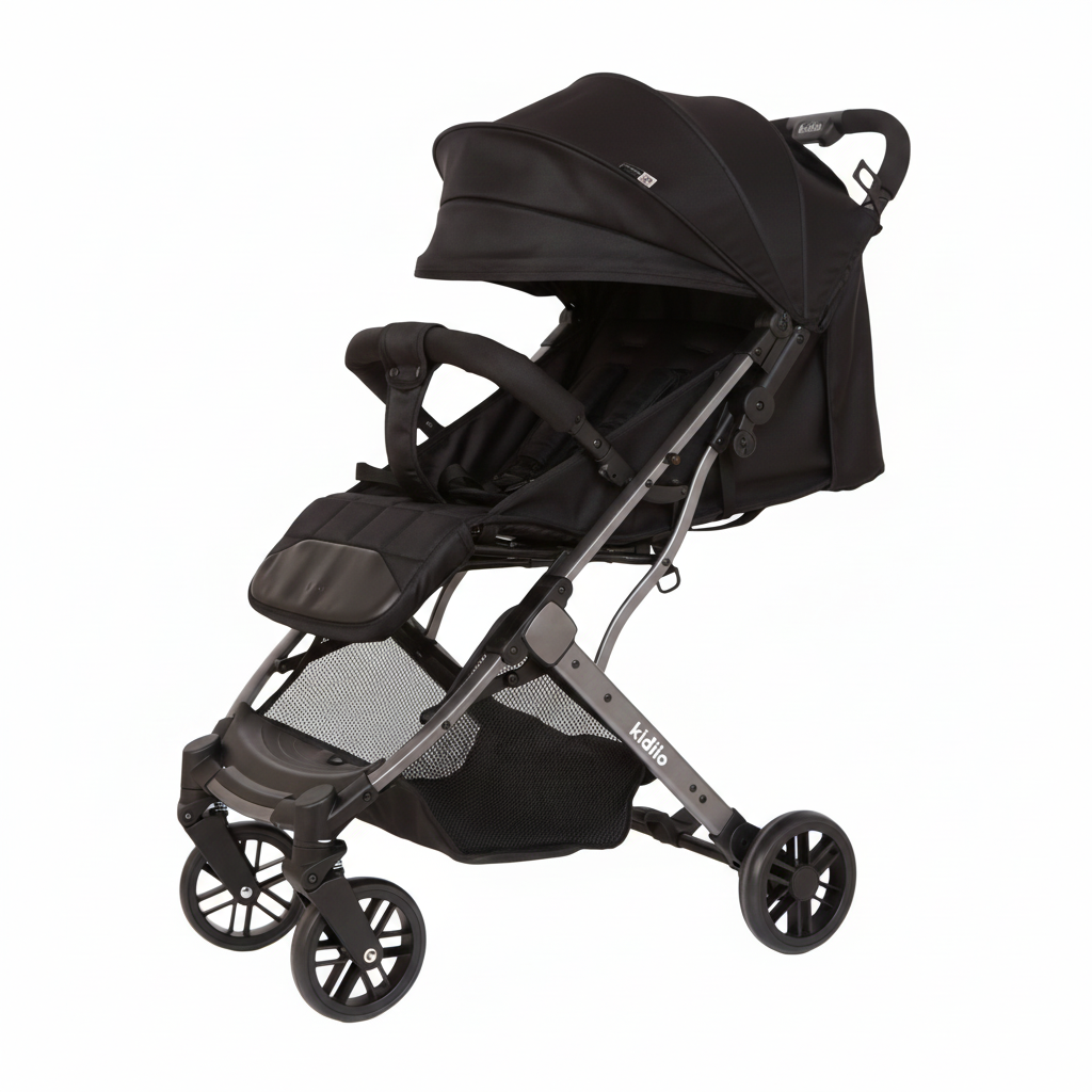 Poussette pour bébé K8 PRO Kidilo – Légère & Compacte