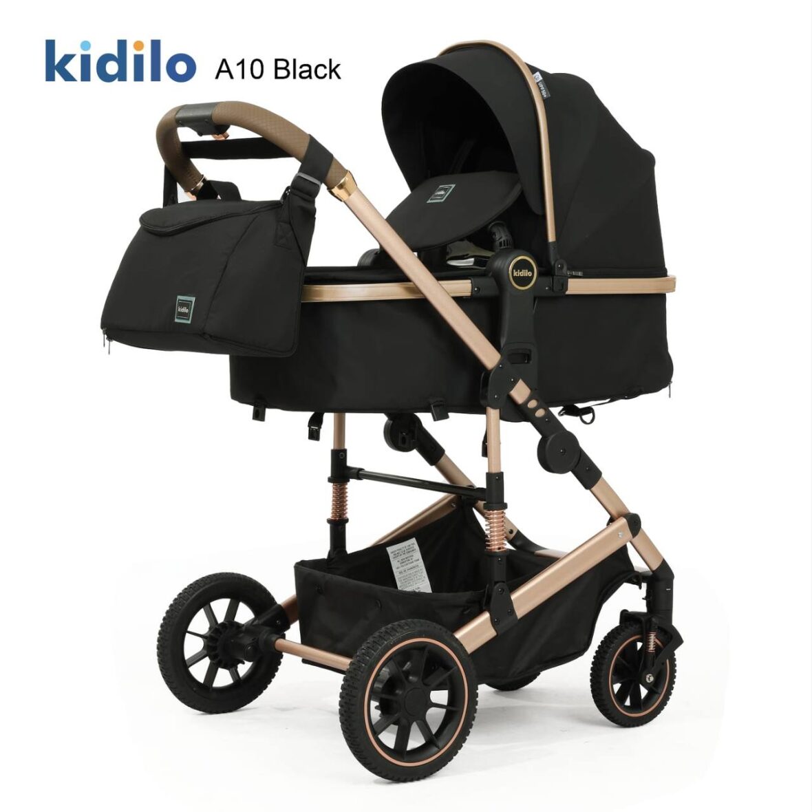 Poussette Kidilo A10 – Réversible & Pliable dès la naissance