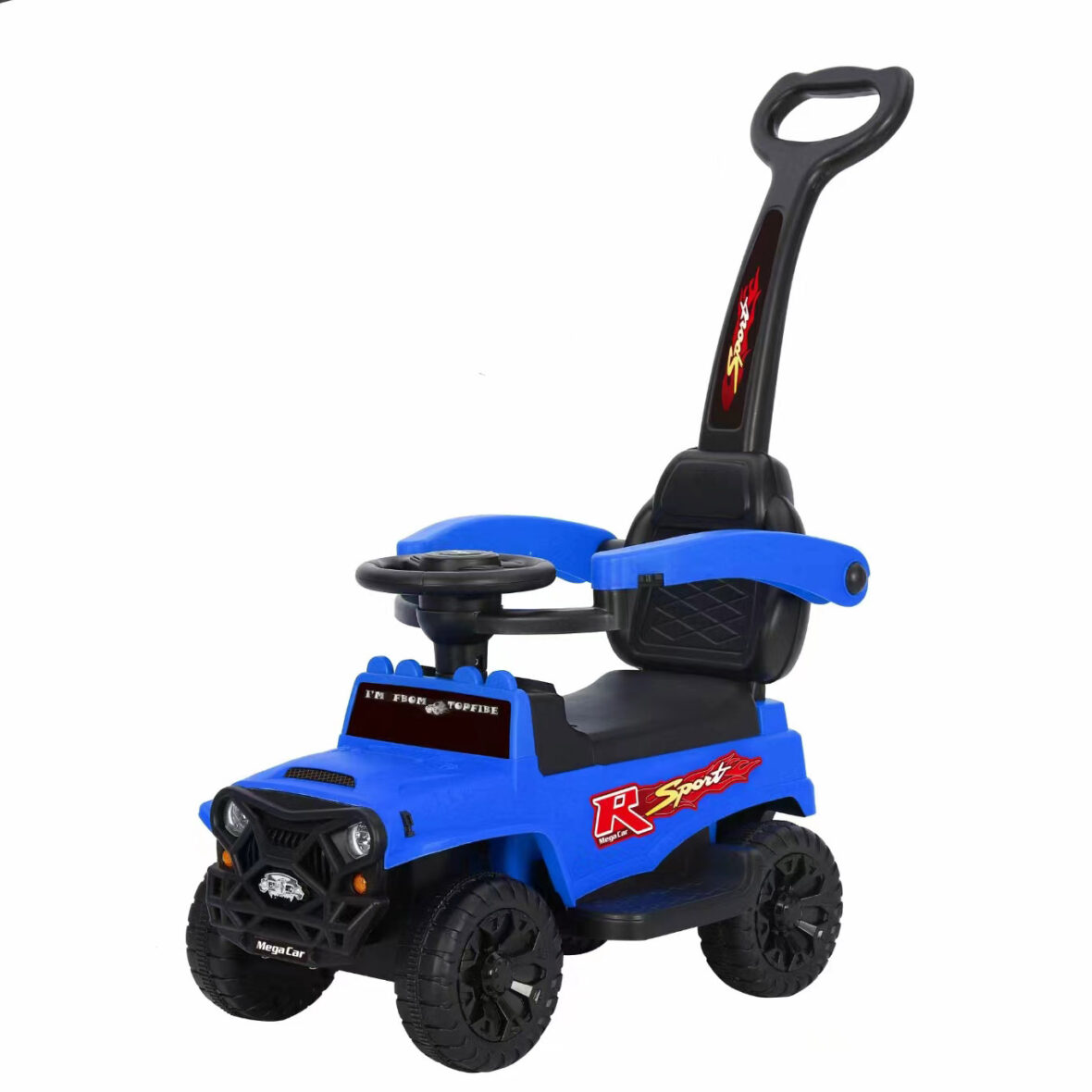 Voiture Triporteur Musicale pour Enfant – Ride On 4 Roues Sécurisé