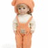 Poupée Fille 45cm avec Tenue Ourson – Orange