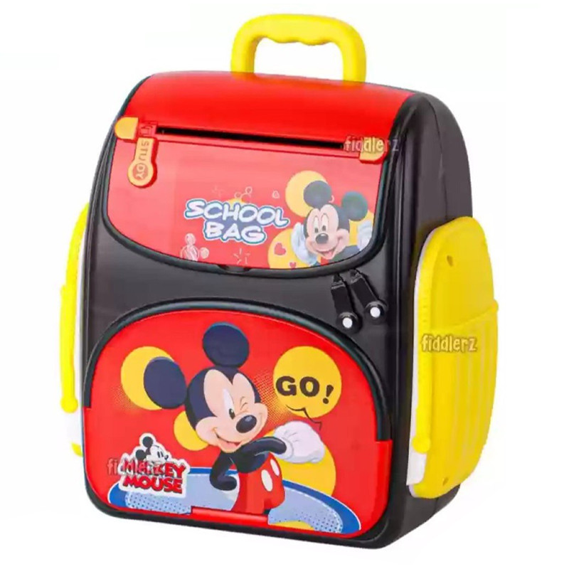 Tirelire électronique sac à dos Mickey Mouse – Rouge