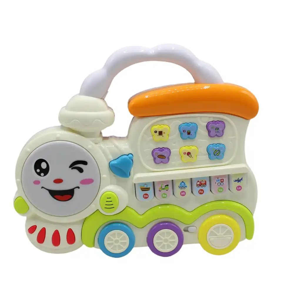 Piano Train Musical Lumineux Pour Bébé