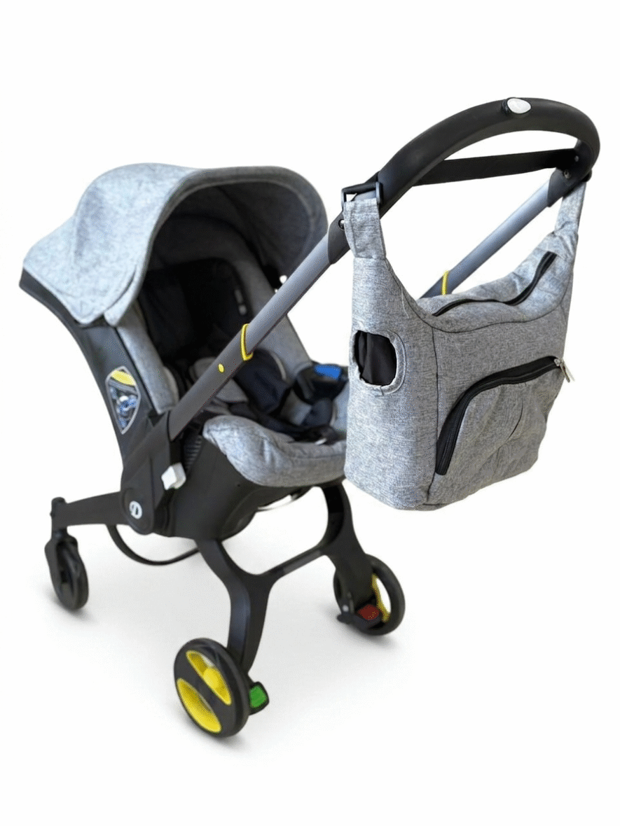 Poussette Siège Auto Pliable 2 en 1 – Confort & Sécurité Bébé 👶🚗