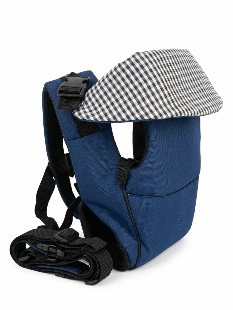 Porte Bébé Ergonomique Réglable – Rouge & Bleu