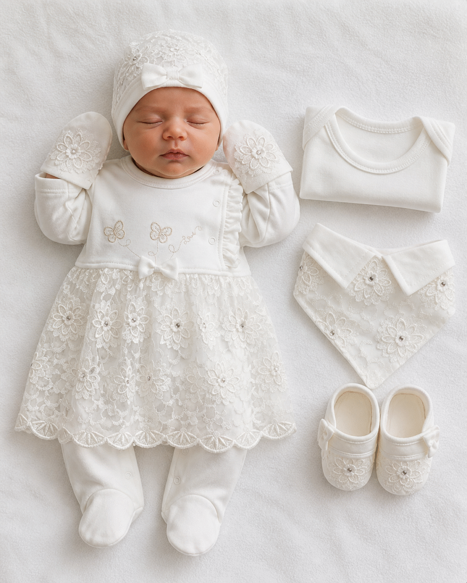 Ensemble Sortie Clinique Bébé Fille