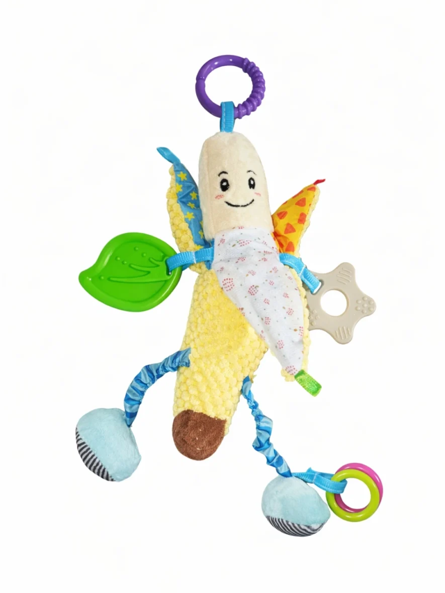 Hochet en peluche – Grandir en un instant