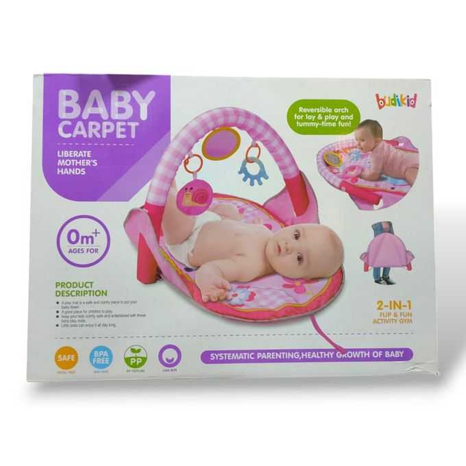Tapis d’Éveil Bébé Avec Accessoires Rose