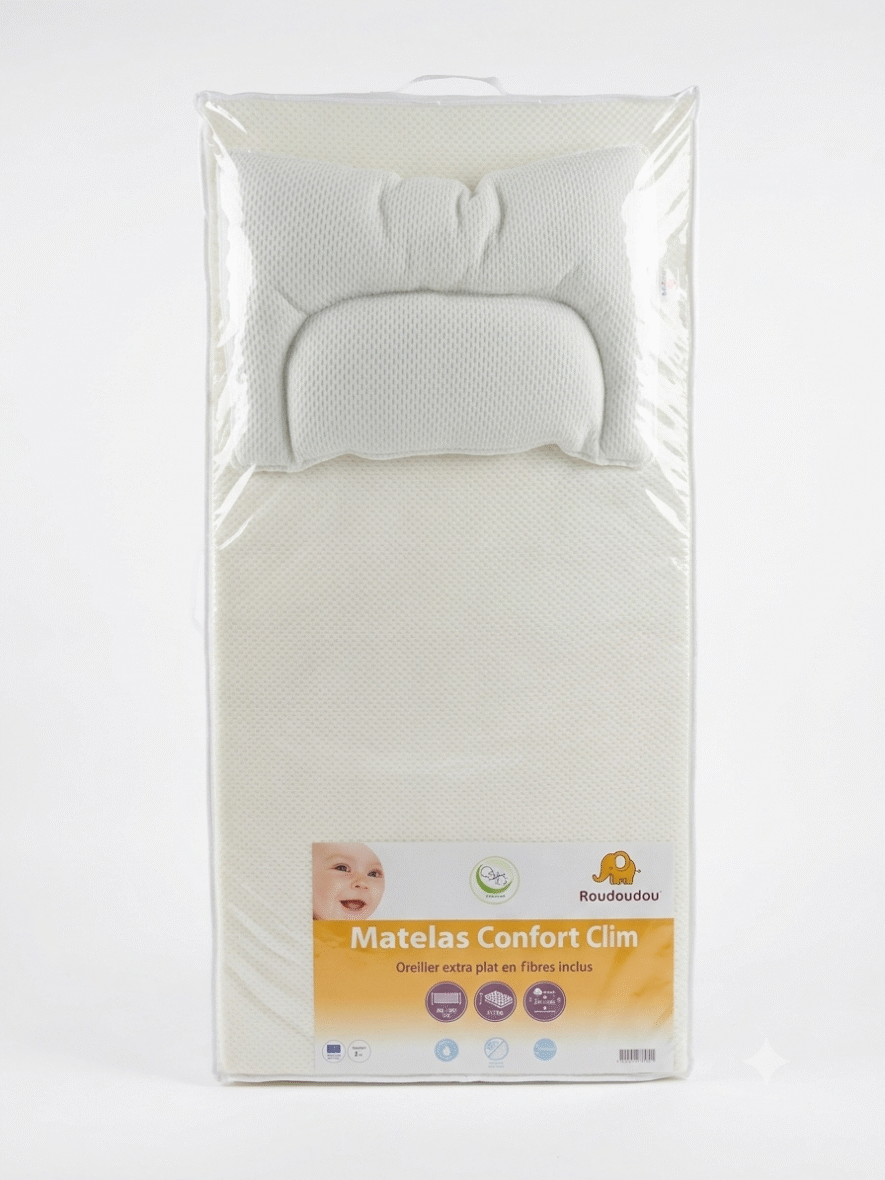 Matelas Confort Clim avec Oreiller