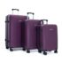 Ensemble 3 Valises Incassables CBA 3VL107 Burgundy – Roues 360°