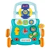 Trotteur Bébé Multifonction avec Tableau d'Activités et Musique - Vert / Rose