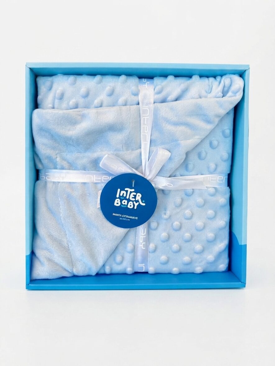 🧸 Couverture Bulles Interbaby 80×110 cm