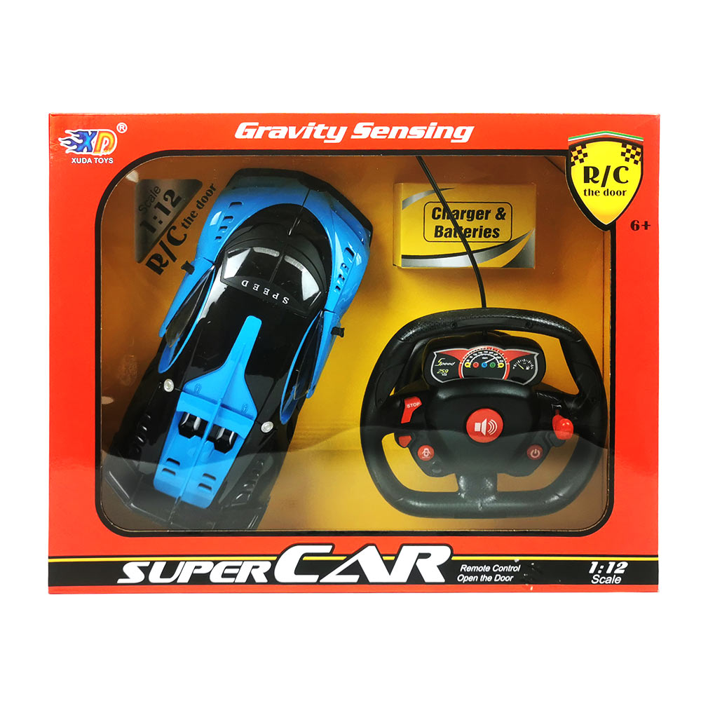 Bugatti Électrique pour Enfants 1:12 – Bleu avec Télécommande