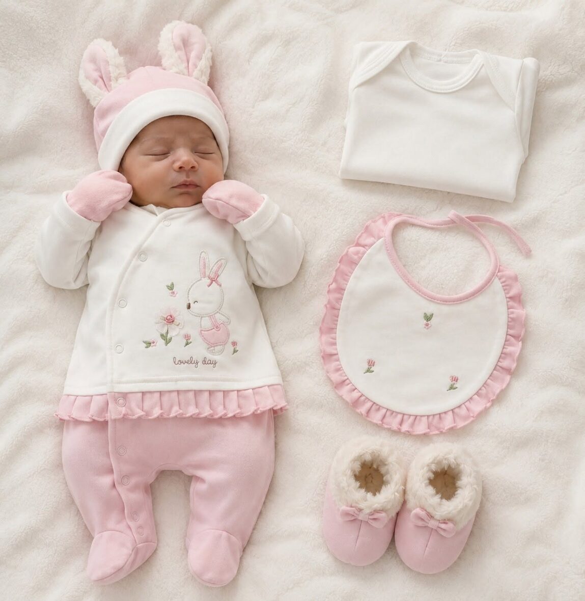 Pack Sortie Clinique Bébé – 6 pièces