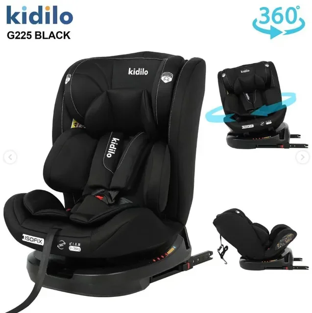 Siège Auto ISOFIX Groupe 0+, 1, 2, 3 Kidilo G225 – 0 à 36 kg