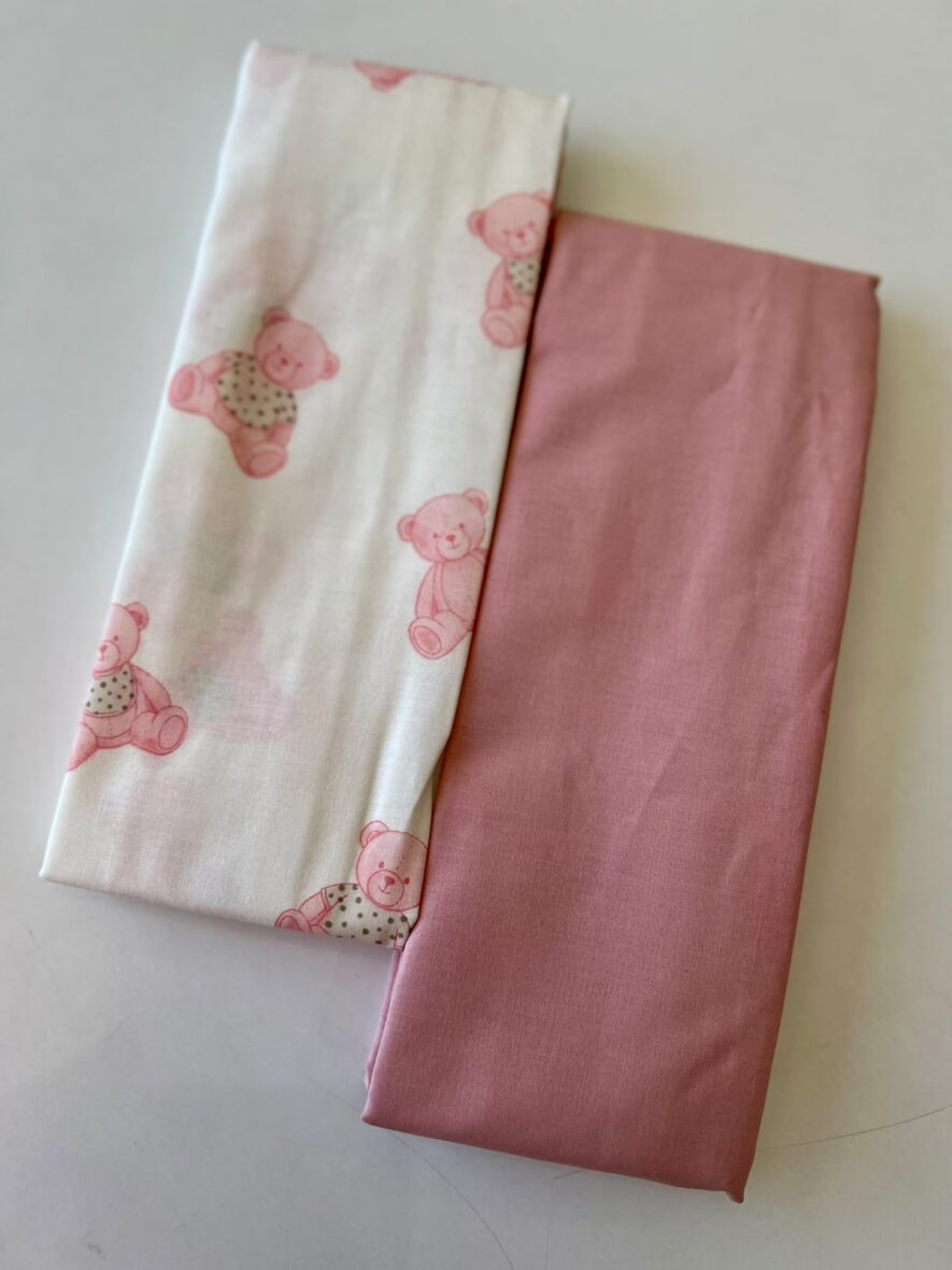 Lot de 2 Draps Bébé Roudoudou – 100 × 120 cm