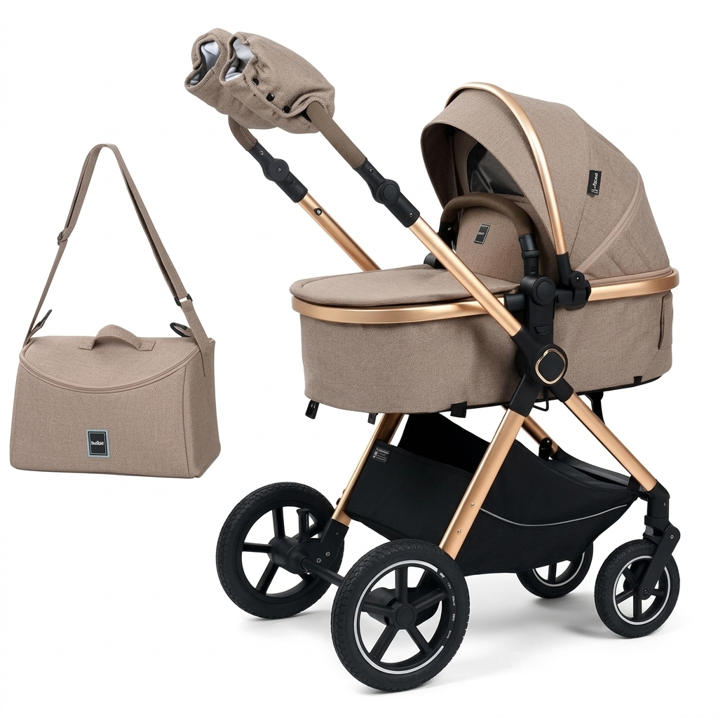 Poussette Landau Bébé Kidilo H2 avec Sac Maman