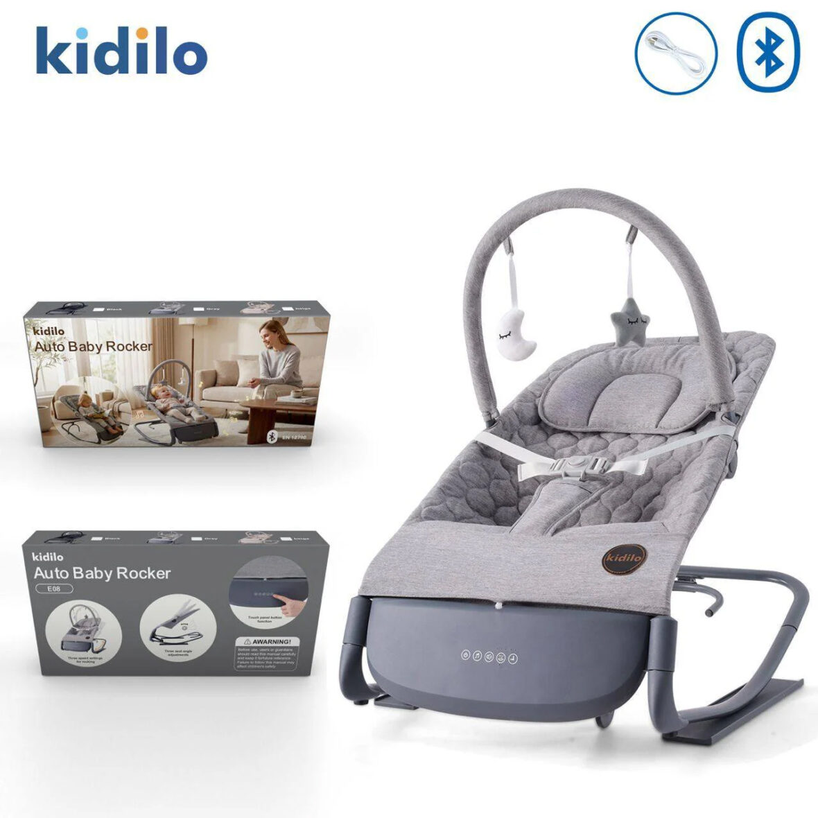 Balancelle Électrique Bébé KIDILO Smart Baby